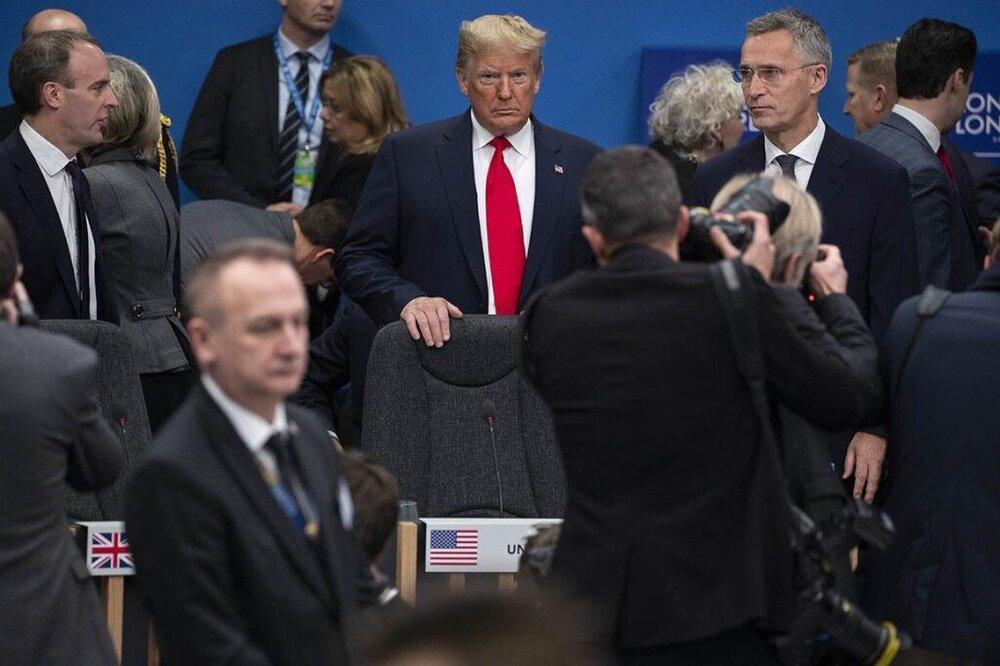 ترامپ کنفرانس مطبوعاتی پایانی نشست ناتو را لغو کرد