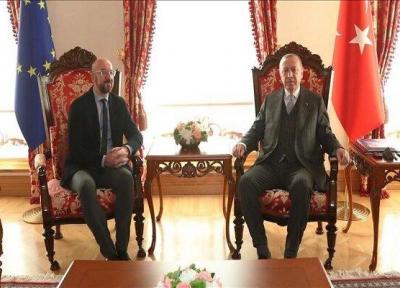 رئیس جمهوری ترکیه و رئیس شورای اتحادیه اروپا تبادل نظر کردند