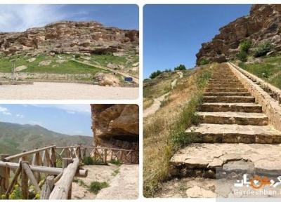 غار تاریخی کرفتو سنندج از مهم ترین غارهای تاریخی ایران، عکس