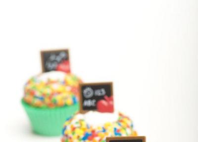 مدل کاپ کیک جشن الفبا به همراه تزئینات جدید