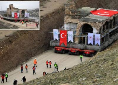 تور ترکیه ارزان: انتقال مسجد 609 ساله در ترکیه به مکانی تازه
