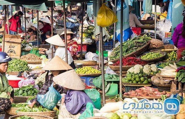 بازار دونگ خوان یکی از بازارهای معروف هانوی به شمار می رود (تور ویتنام ارزان)