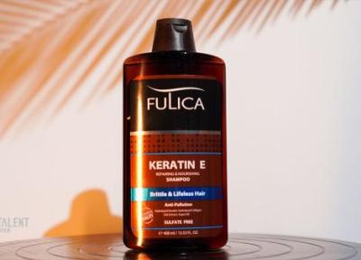 آنالیز شامپو تقویت کننده مو فولیکا مدل Keratin E؛ حاوی روغن آرگان و بدون سولفات