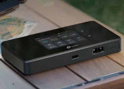 تی پی لینک M8550: مودم جیبی 5G با درگاه شبکه، حافظه داخلی و کانکتور آنتن خارجی