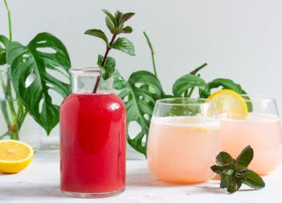 طرز تهیه شربت ریواس خانگی؛ نوشیدنی خوشرنگ و لذیذ برای روزهای گرم
